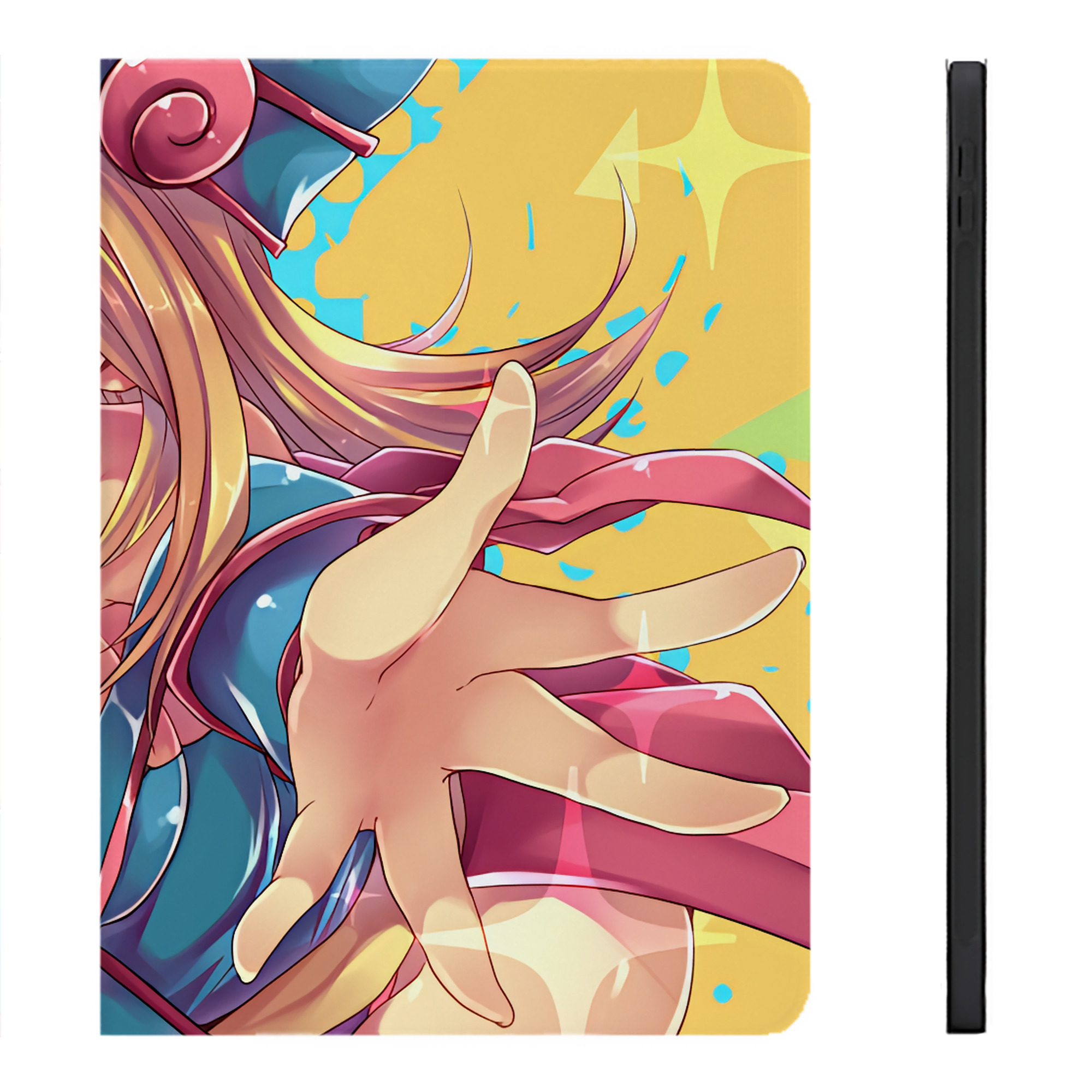 （画像用） 遊☆戯☆王 Yu-Gi-Oh! IPadケース ペンホルダー付き ブックスタイルデザイン